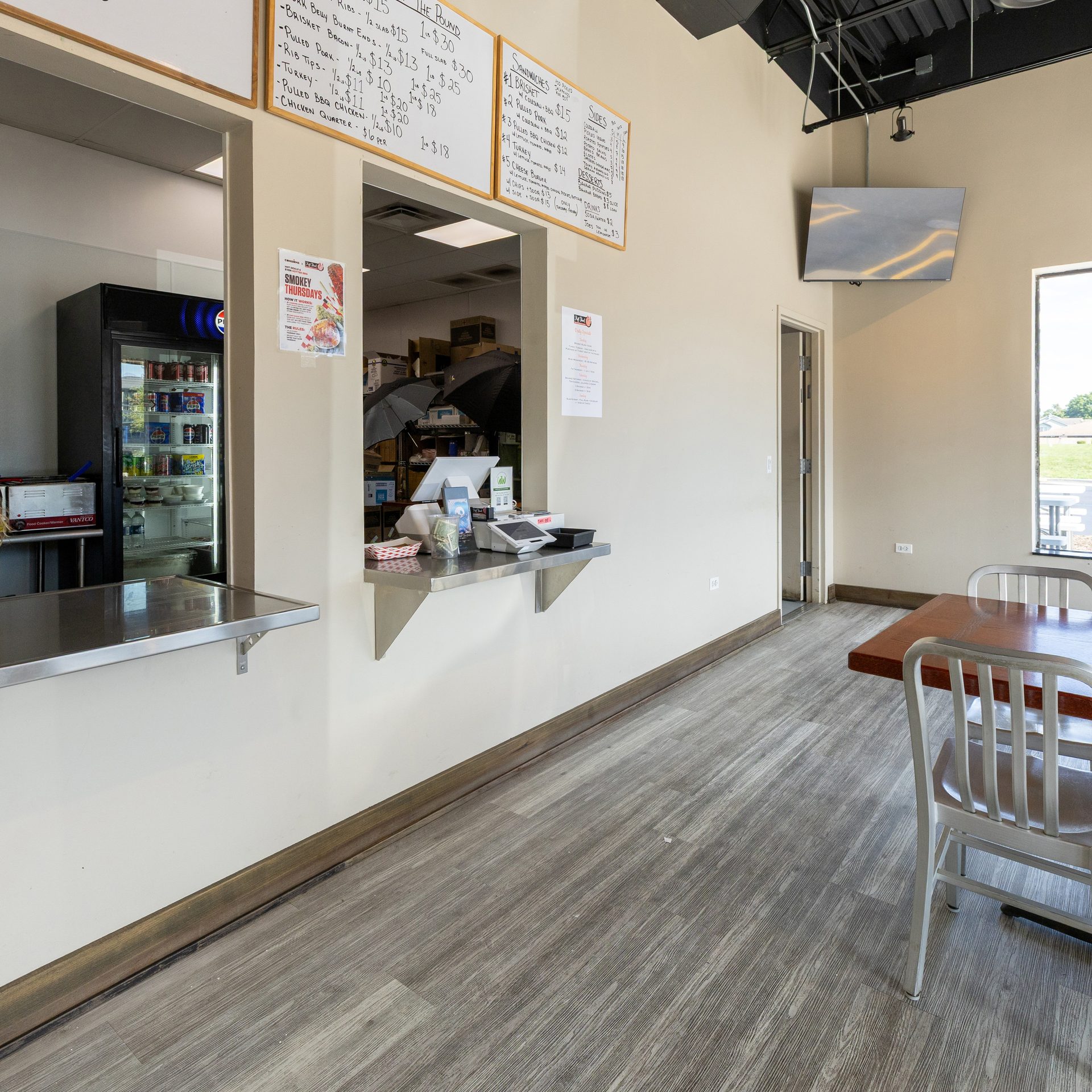 Order at the counter