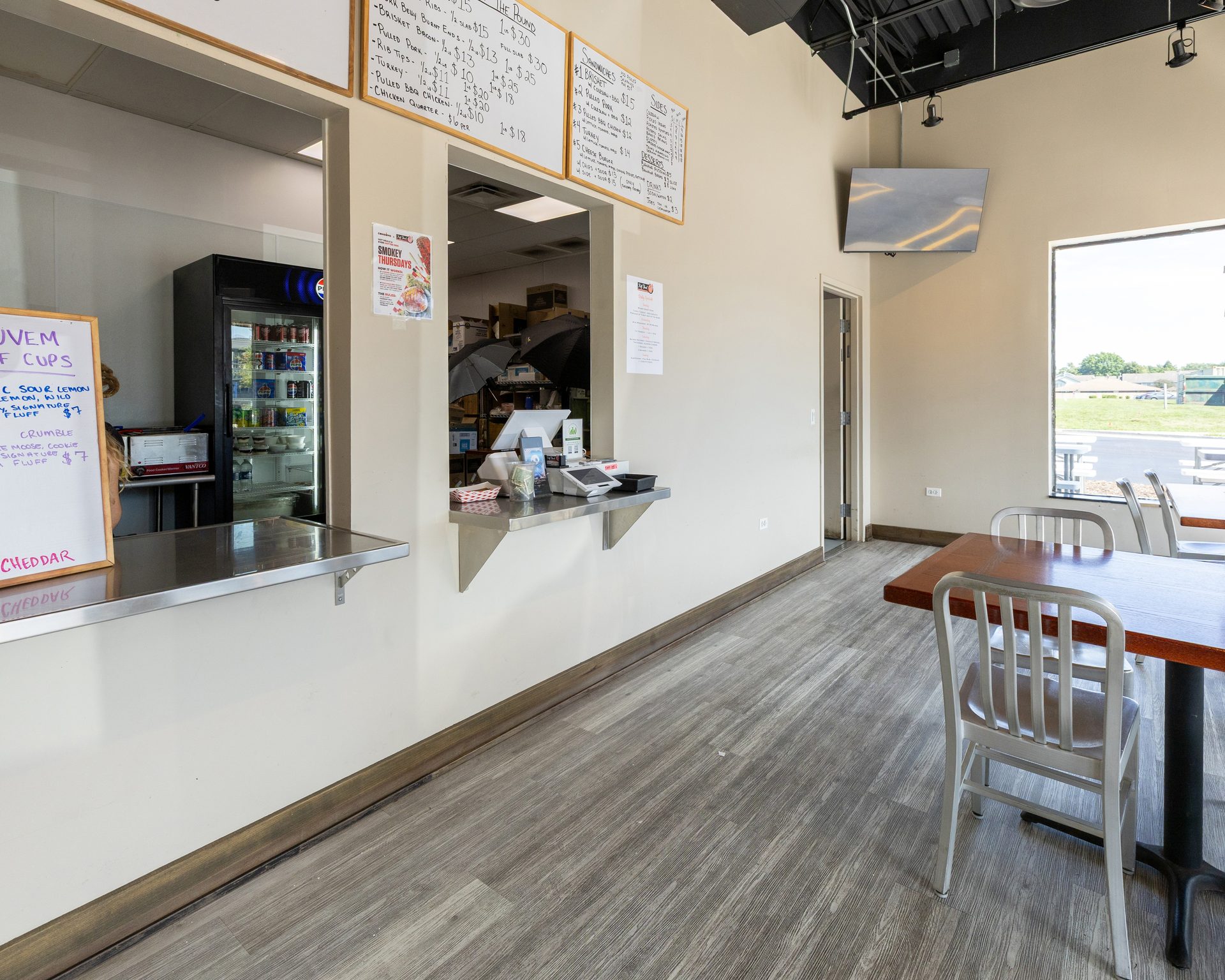 Order at the counter