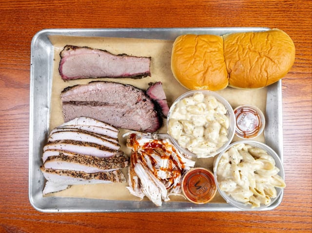 4 Meats + 2 Sides.